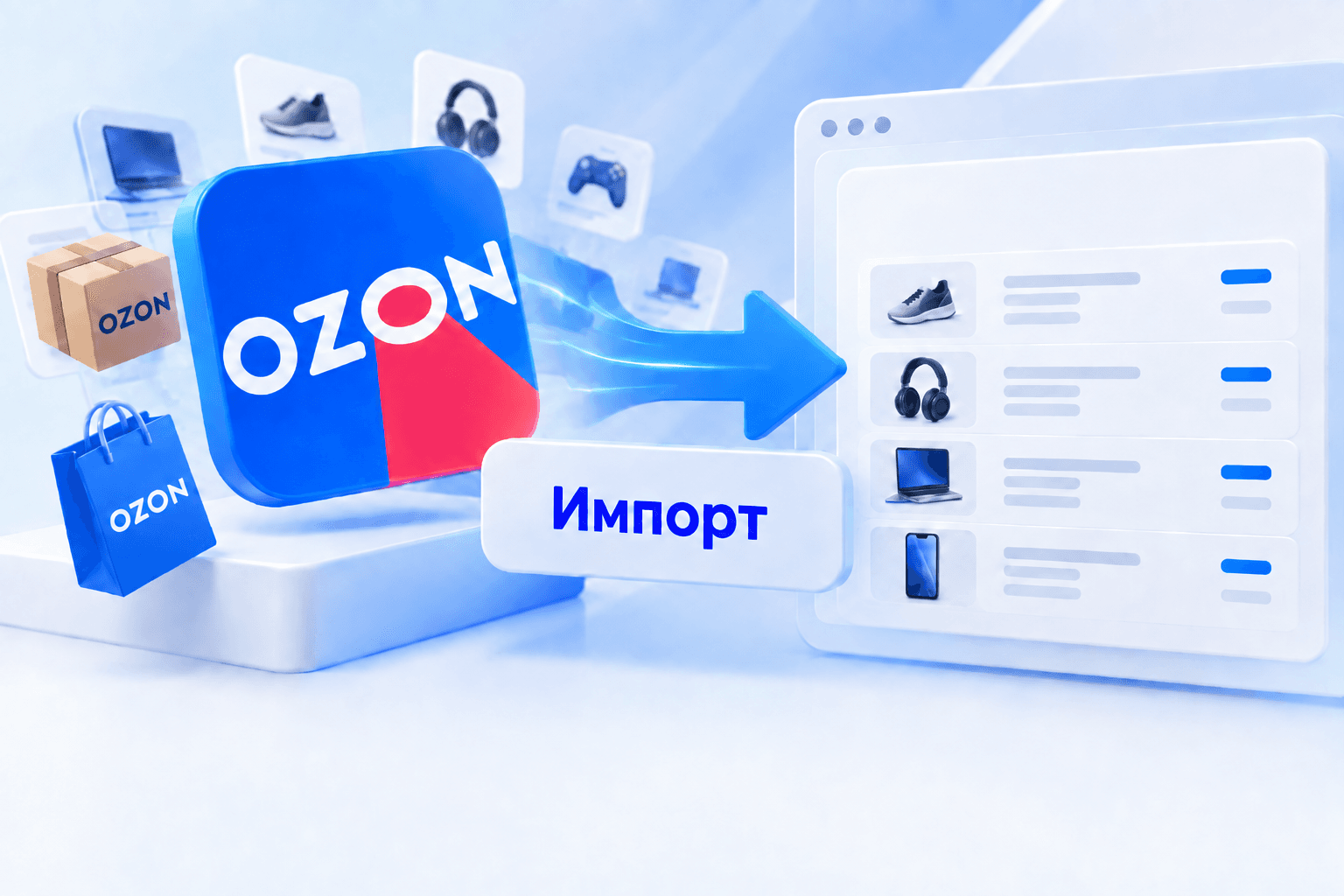 Ozon импорт
